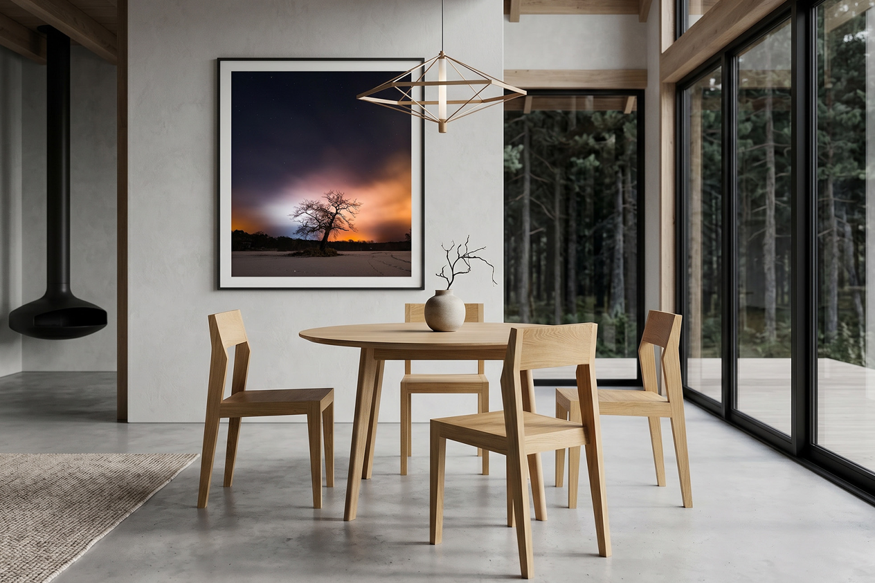 Minimalistischer Eichenstuhl Bjørn (781M) – Massivholz, zeitloses Design, ergonomisch & bequem